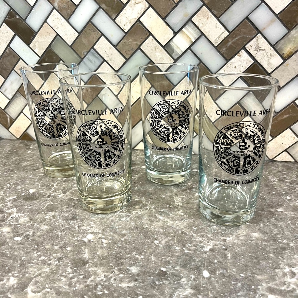 Set of 4 Circleville drink glasses
